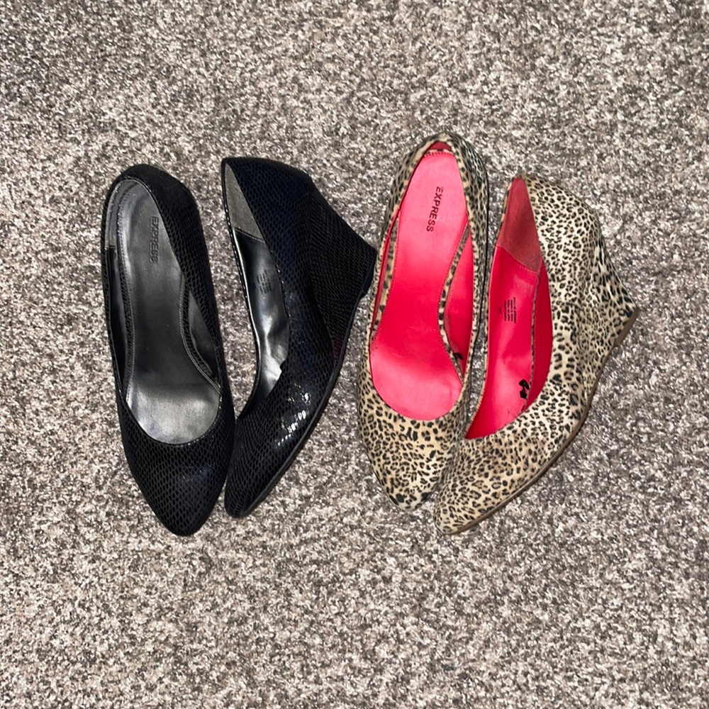 Express wedge heels